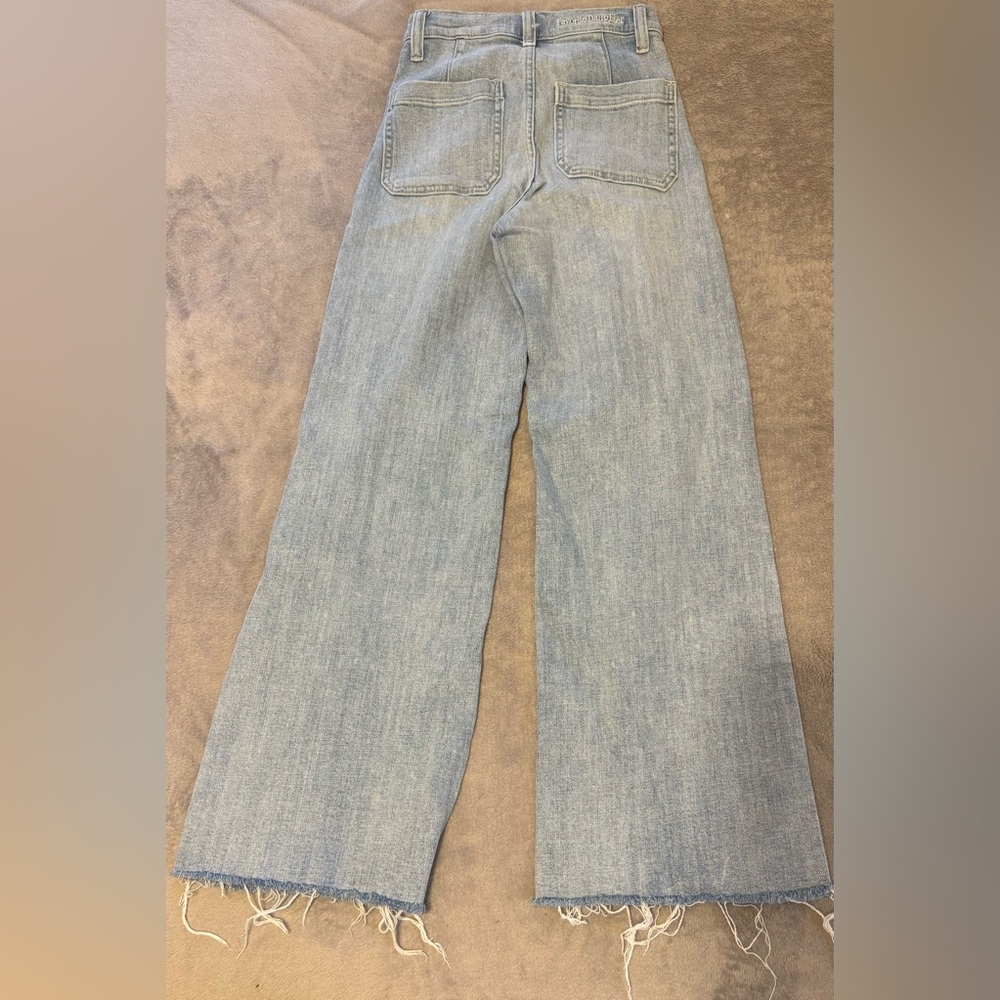 Favorite Daughter THE MISCHA SUPER HIGH RISE WIDE LEG ANKLE Women Jeans Size 23 - Picture 6 of 11